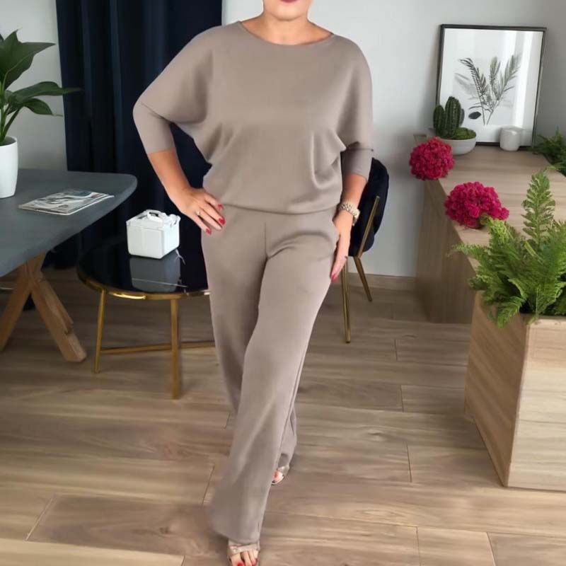 Anna  | Elegant tredelad set med lång kofta