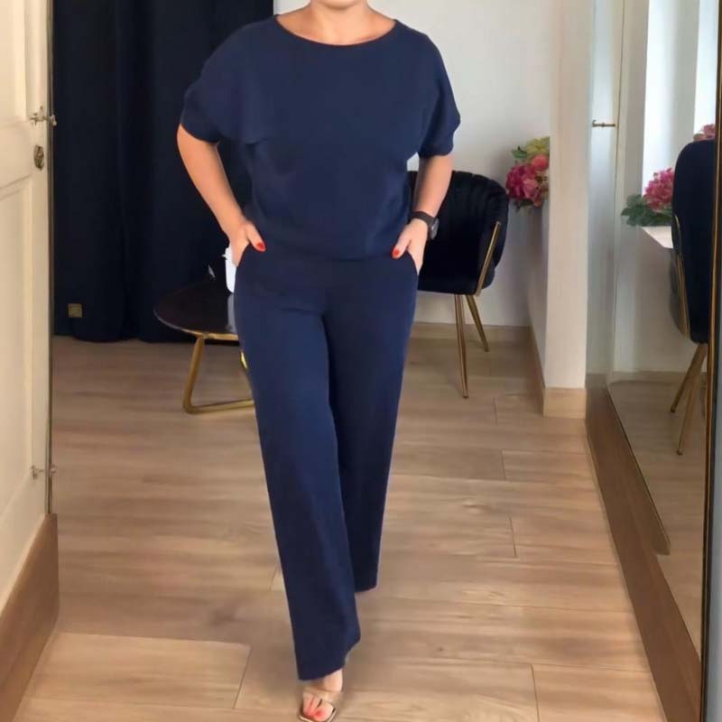 Anna  | Elegant tredelad set med lång kofta